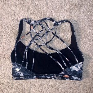 Multicolor Lululemon Free to be Bra